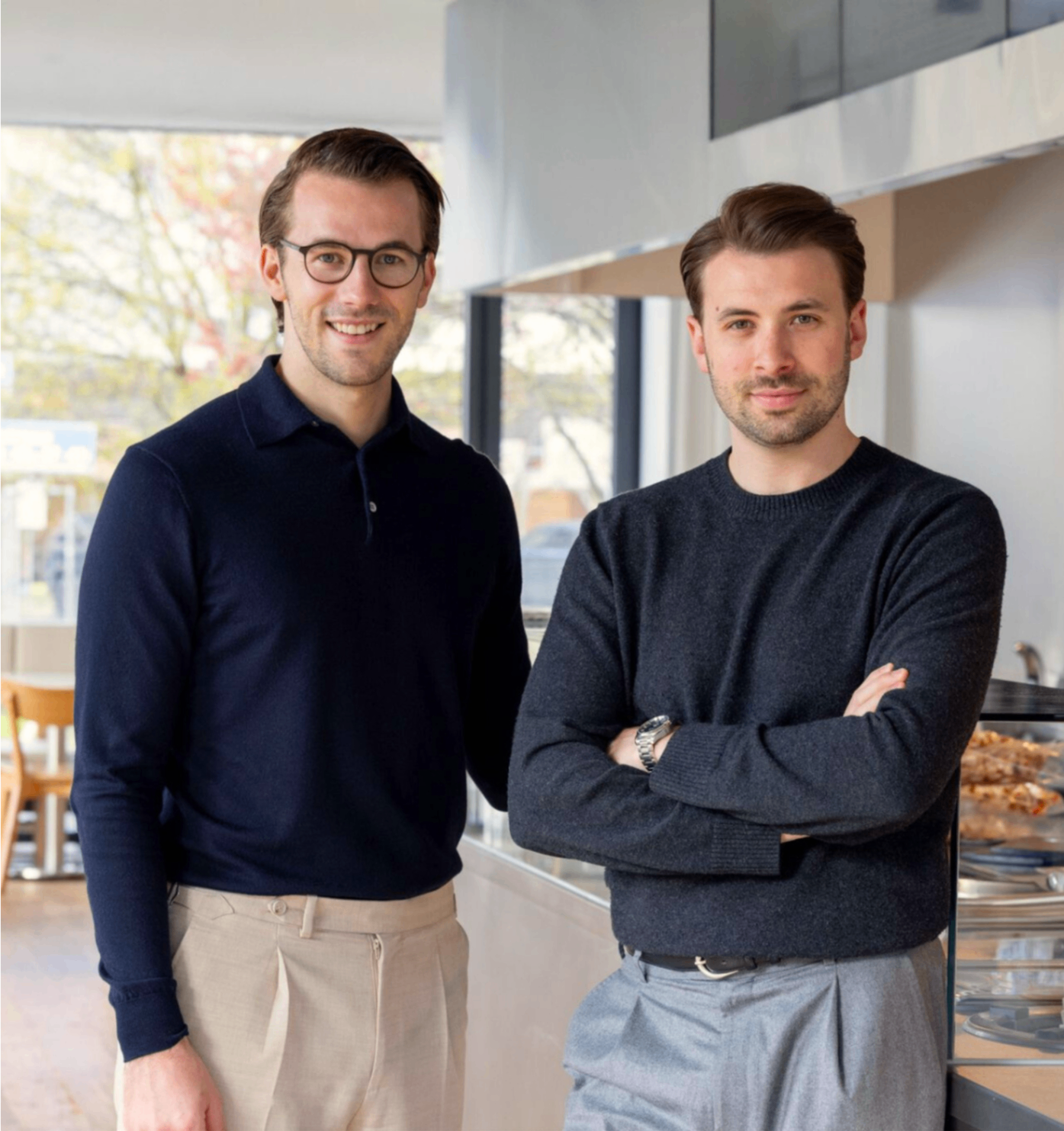 Portrait of Delano and Andri